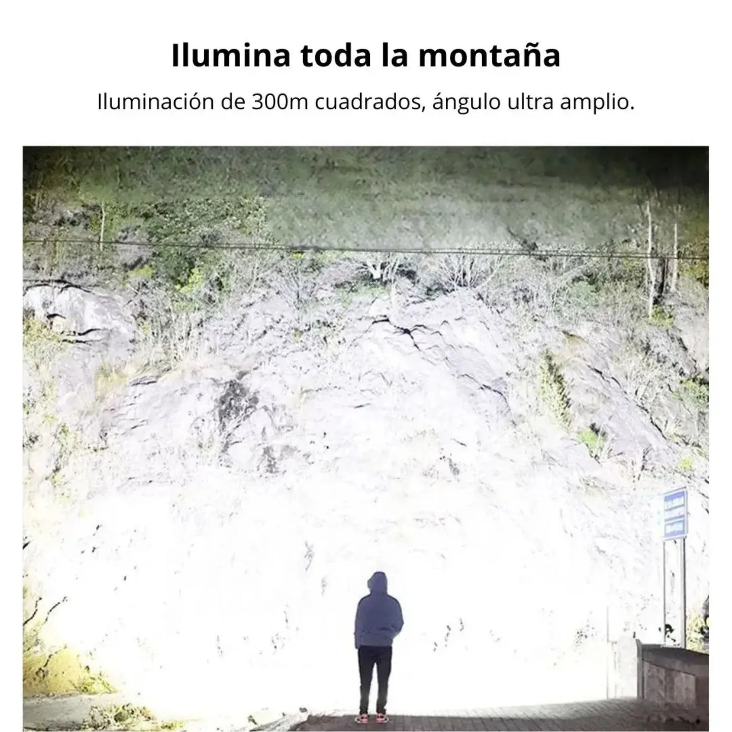 LINTERNA TACTICA DE MANO 2000X